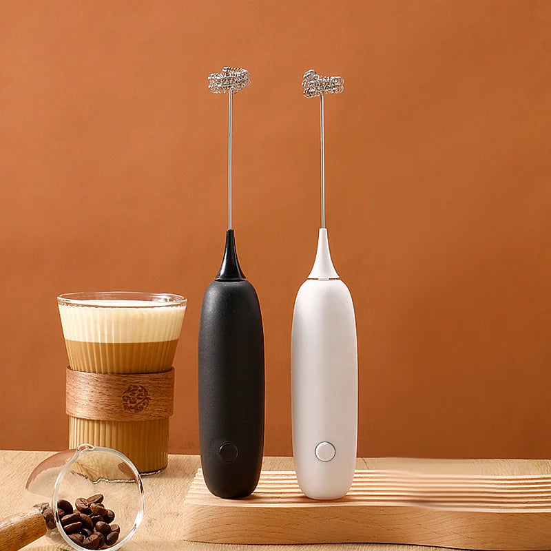 Milk Frother Handheld Cappuccino Maker Coffee Foamer Egg Beater Chocolate Stirrer Mini Portable Food Blender Kitchen Whisk Tool