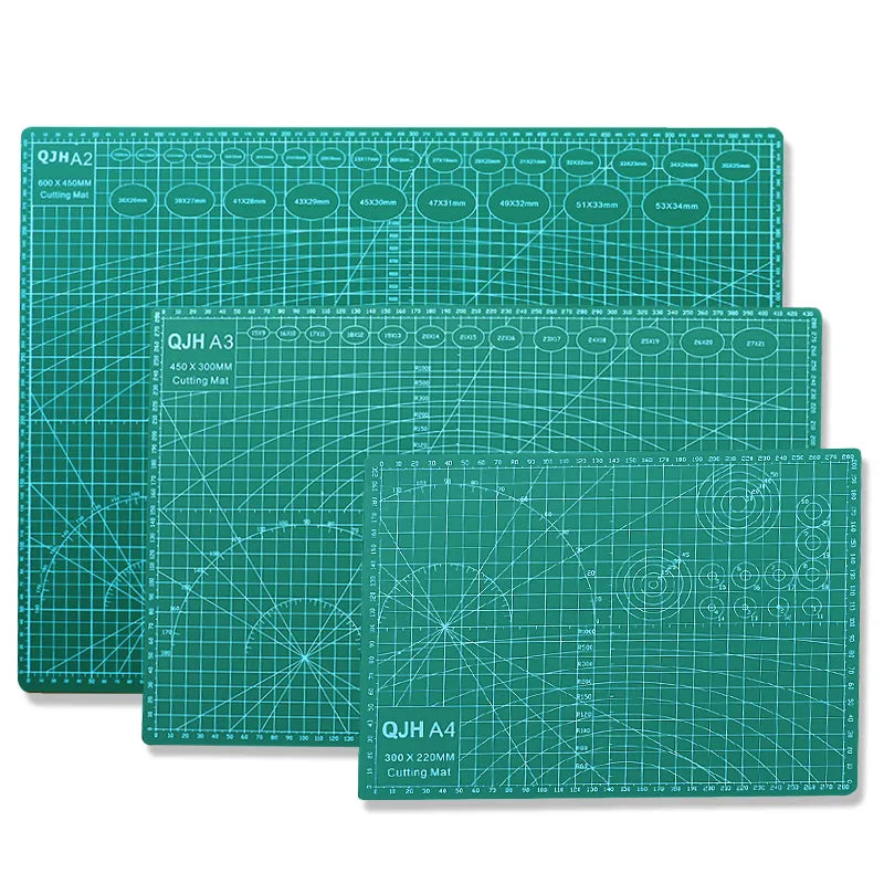 Cutting Pad PVC Table Pad Leather Process Anti Cutting Double-Sided Carving Student DIY Process Self-Healing Pad 1PCS