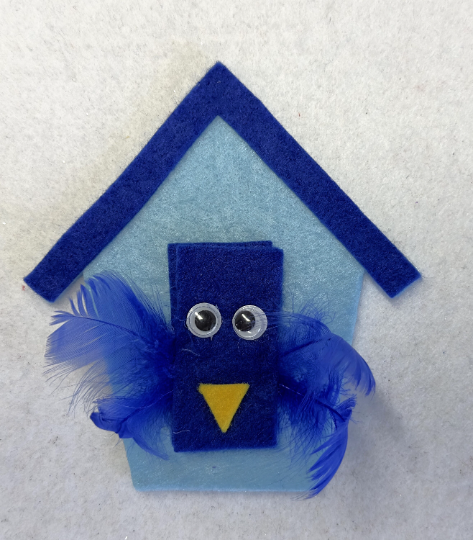 Birds and Bird Houses Felt Set Perfect to Learn Basic Shapes